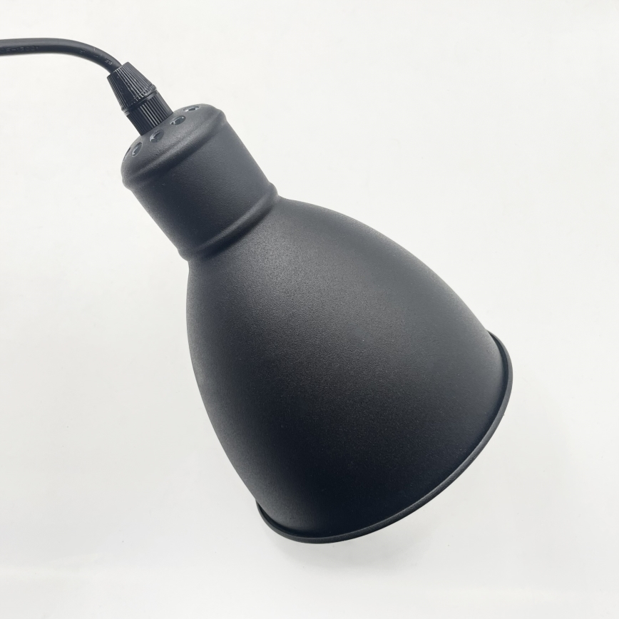 Brilagi - LED luster na sajli RIDDY 4xE27/60W/230V crna