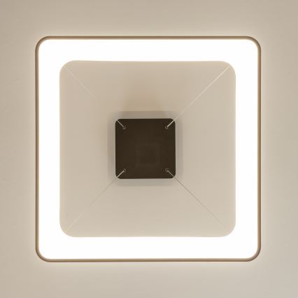 Brilagi - LED luster na sajli FALCON II sa prigušiva LED/125W/230V 3000-6500K 60x60 cm crna + daljinski upravljač