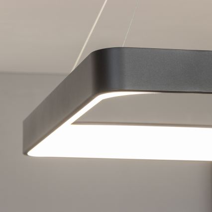 Brilagi - LED luster na sajli FALCON II sa prigušiva LED/125W/230V 3000-6500K 60x60 cm crna + daljinski upravljač