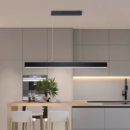 Brilagi - LED luster na sajli SLEEKLINE LED/40W/230V 3000/4500/6000K crna