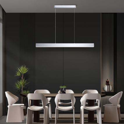 Brilagi - LED luster na sajli SLEEKLINE LED/40W/230V 3000/4500/6000K srebrni