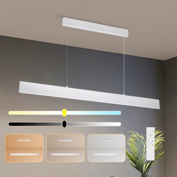 Brilagi - LED luster na sajli SLIMLINE LED/40W/230V 3000-6000K, prigušiva, bela + daljinski upravljač