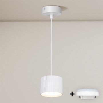 BRILAGI - LED Luster na sajli STRIPY 1xGX53/15W/230V pr. 82 mm bela