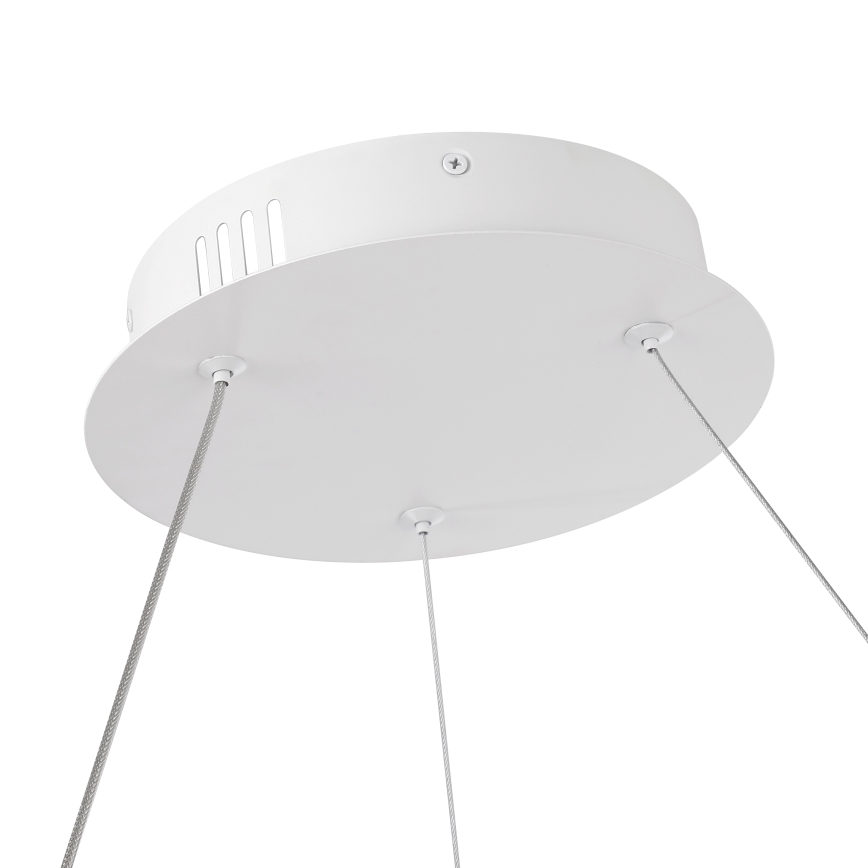Brilagi - prigušiva LED viseći luster na sajli TWISTER LED/48W/230V 3000-6000K Ø 50 cm bela + daljinski upravljač