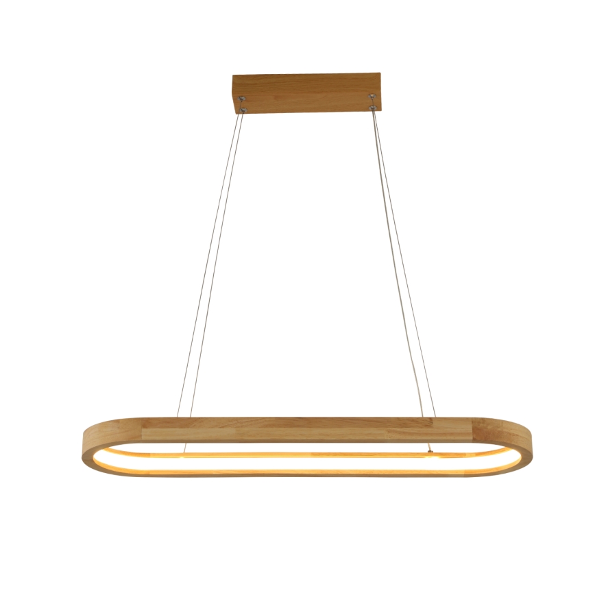 Brilagi - LED luster na sajli UMEA WOOD LED/30W/230V 70x20 cm drvo