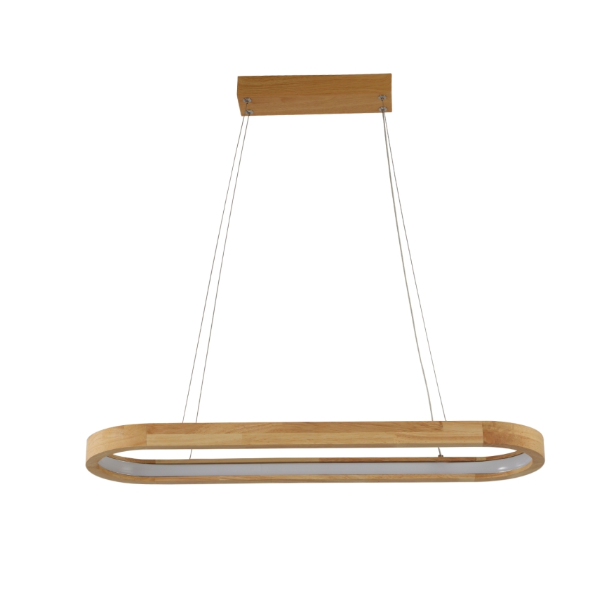 Brilagi - LED luster na sajli UMEA WOOD LED/30W/230V 70x20 cm drvo