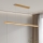 Brilagi - LED luster na sajli UMEA WOOD LED/40W/230V 150 cm drvo