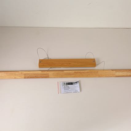 Brilagi - LED luster na sajli UMEA WOOD LED/40W/230V 150 cm drvo