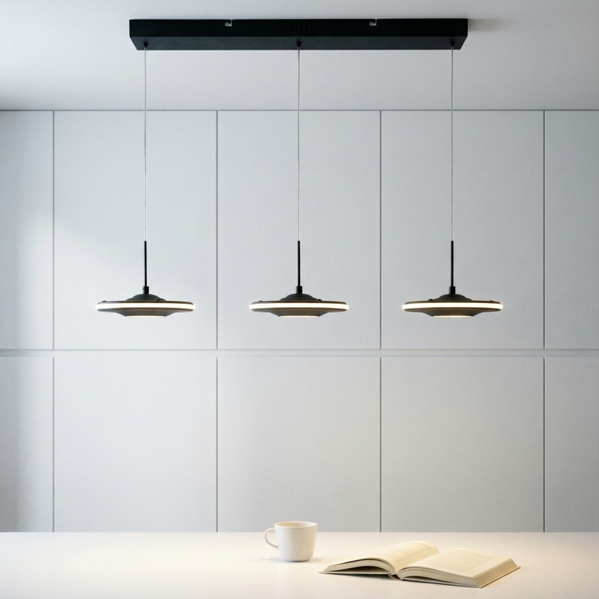 Brilagi - LED luster na sajli VERANO 3xLED/15W/230V