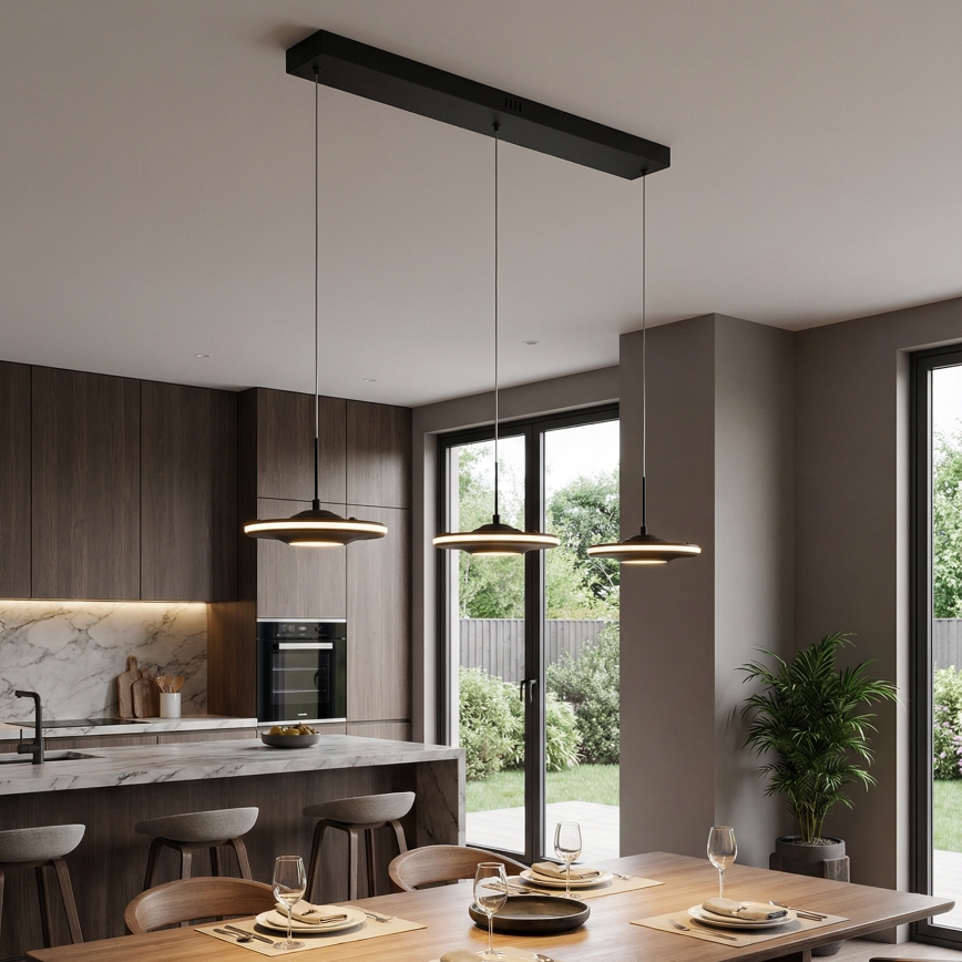 Brilagi - LED luster na sajli VERANO 3xLED/15W/230V