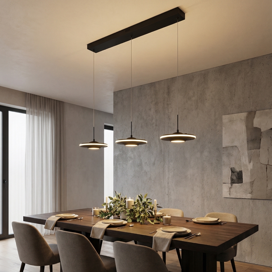 Brilagi - LED luster na sajli VERANO 3xLED/15W/230V