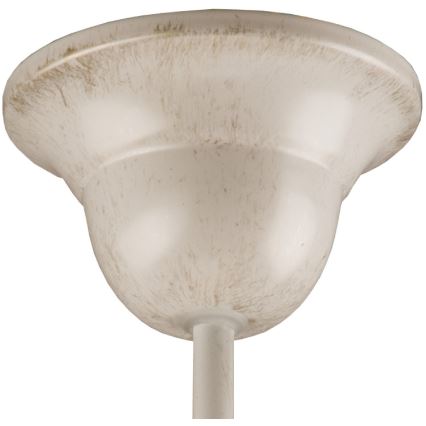 Brilagi - LED luster na šipci ANTICO 1xE27/60W/230V bela patina