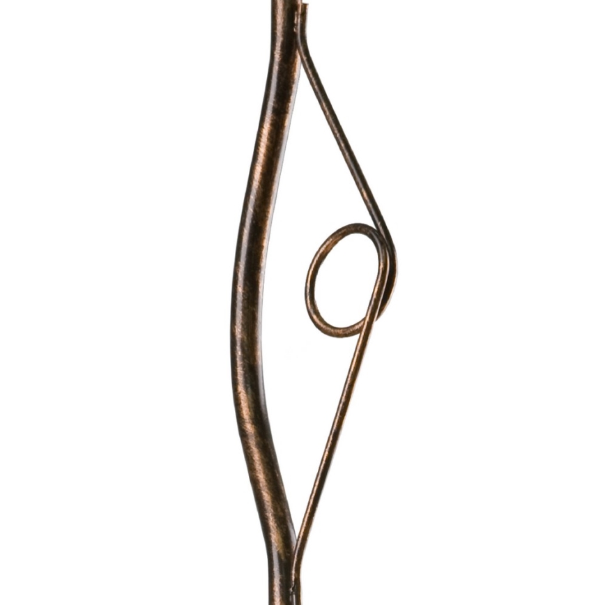 Brilagi - LED luster na šipci ANTICO 1xE27/60W/230V bronzana patina