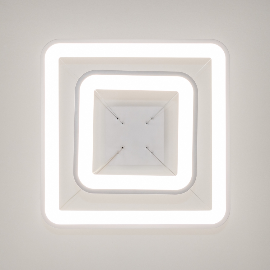 Brilagi - LED prigušiva luster na sajli FALCON SLIM LED/78W/230V 3000-6500K 50x50 cm bela + daljinski upravljač
