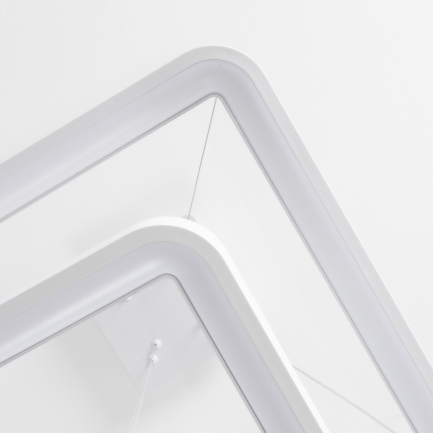 Brilagi - LED prigušiva luster na sajli FALCON SLIM LED/78W/230V 3000-6500K 50x50 cm bela + daljinski upravljač