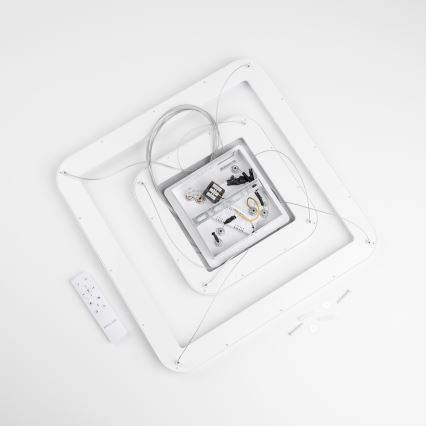Brilagi - LED prigušiva luster na sajli FALCON SLIM LED/78W/230V 3000-6500K 50x50 cm bela + daljinski upravljač