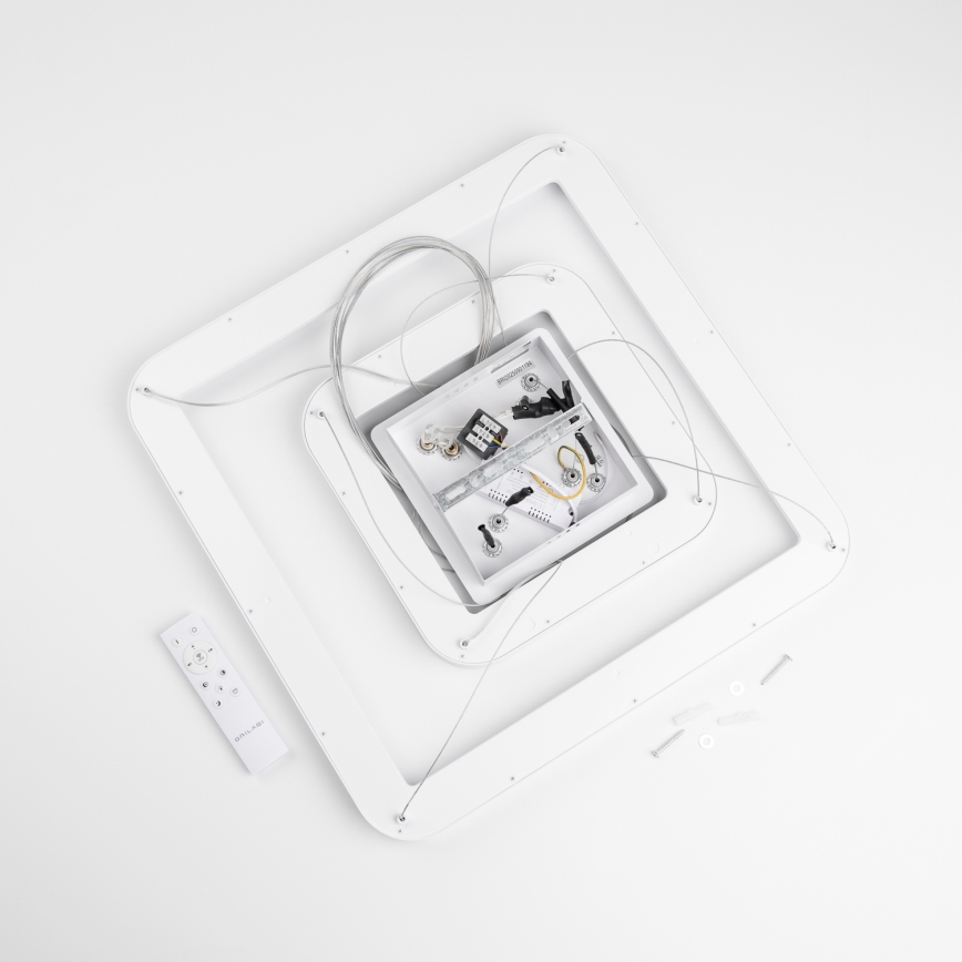 Brilagi - LED prigušiva luster na sajli FALCON SLIM LED/78W/230V 3000-6500K 50x50 cm bela + daljinski upravljač