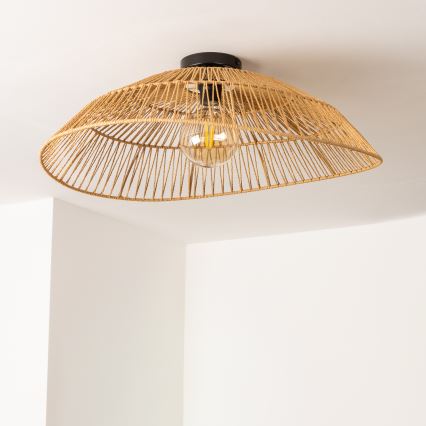 Brilagi - LED nadgradni luster CERIA BOHO 1xE27/40W/230V prečnika 70 cm, braon