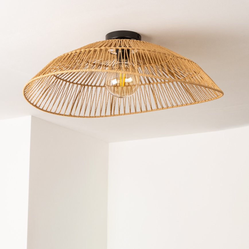 Brilagi - LED nadgradni luster CERIA BOHO 1xE27/40W/230V prečnika 70 cm, braon