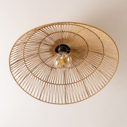 Brilagi - LED nadgradni luster CERIA BOHO 1xE27/40W/230V prečnika 70 cm, braon