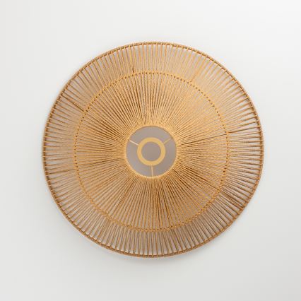 Brilagi - LED nadgradni luster CERIA BOHO 1xE27/40W/230V Ø 50 cm braon/hrast