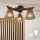 Brilagi - LED  Nadgradni plafonski luster ANTHONY 3xE14/40W/230V hrast/orah/braon