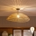 Brilagi - LED nadgradni plafonski luster CERIA BOHO 1xE27/60W/230V Ø 70 cm crna/braon