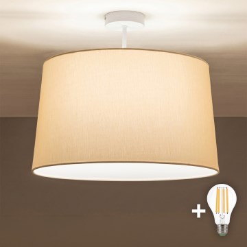 Brilagi - LED nadometni luster CERIA 1xE27/60W/230V prečnik 45 cm bela/bež