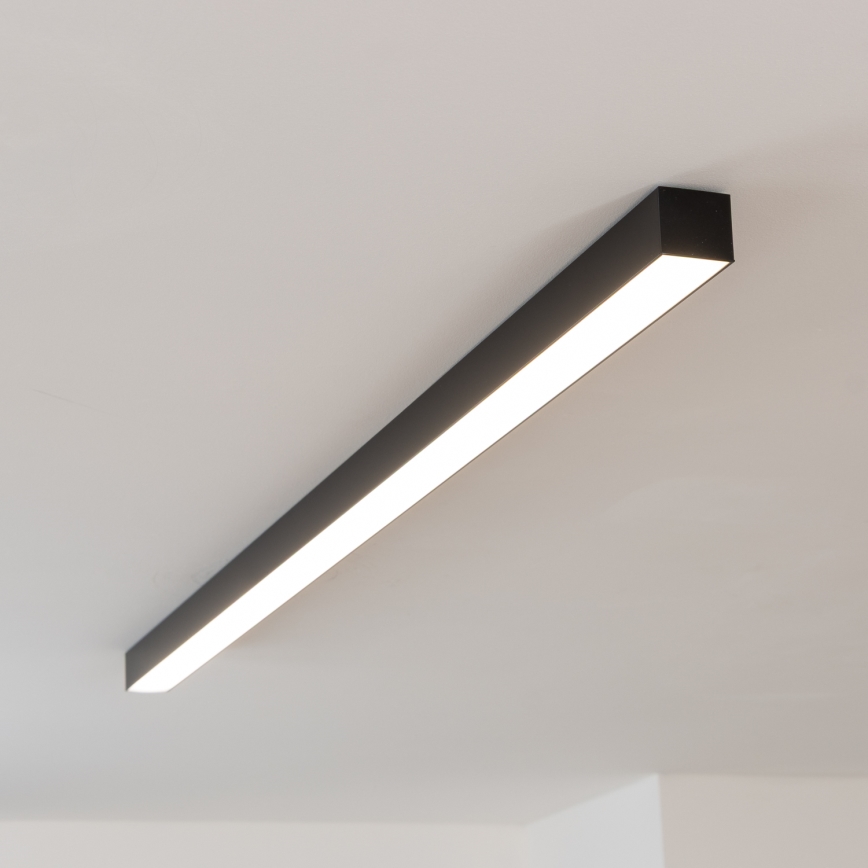 Brilagi - LED plafonska površinska svetiljka FULLDAY LED/10/15/20W/230V 2700/4000/6000K 60 cm UGR19 crna