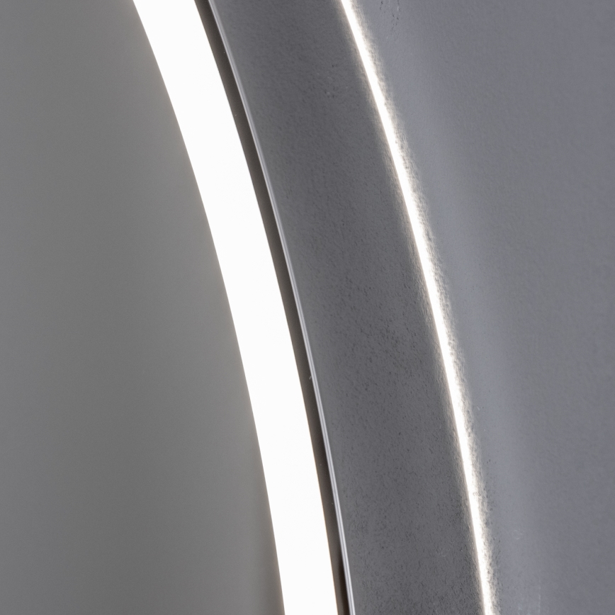 Brilagi - LED prigušiva kupatilsko grejano ogledalo sa pozadinskim osvetljenjem ALU PRO LED/18W/230V fi 60 cm 3000/4000/6500K IP44 sjajni hrom CRI 90