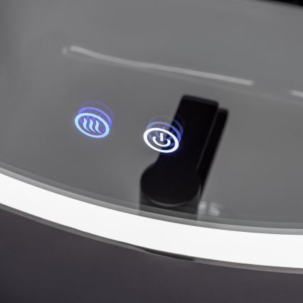 Brilagi - LED prigušiva kupatilsko grejano ogledalo sa pozadinskim osvetljenjem ALU PRO LED/18W/230V fi 60 cm 3000/4000/6500K IP44 sjajni hrom CRI 90