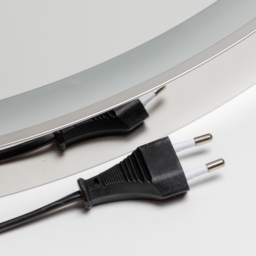 Brilagi - LED prigušiva kupatilsko grejano ogledalo sa pozadinskim osvetljenjem ALU PRO LED/18W/230V fi 60 cm 3000/4000/6500K IP44 sjajni hrom CRI 90