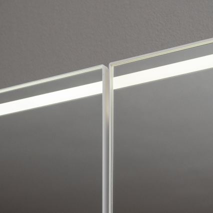 BRILAGI - LED ogledalo-ormarić za kupatilo sa pozadinskim osvetljenjem NOTO DOUBLE 77x70 cm