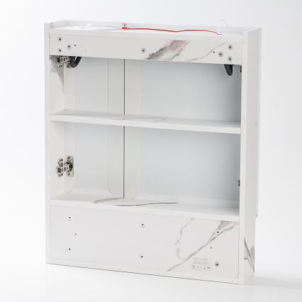 BRILAGI - LED ogledalo-ormarić za kupatilo sa pozadinskim osvetljenjem TRABIA DOUBLE 60x70 cm