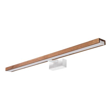 BRILAGI - LED kupatilsko osvetljenje za ogledalo 3u1 WOODY MIRROR LED/15W/230V 80 cm IP44 bela/hrast-trešnja