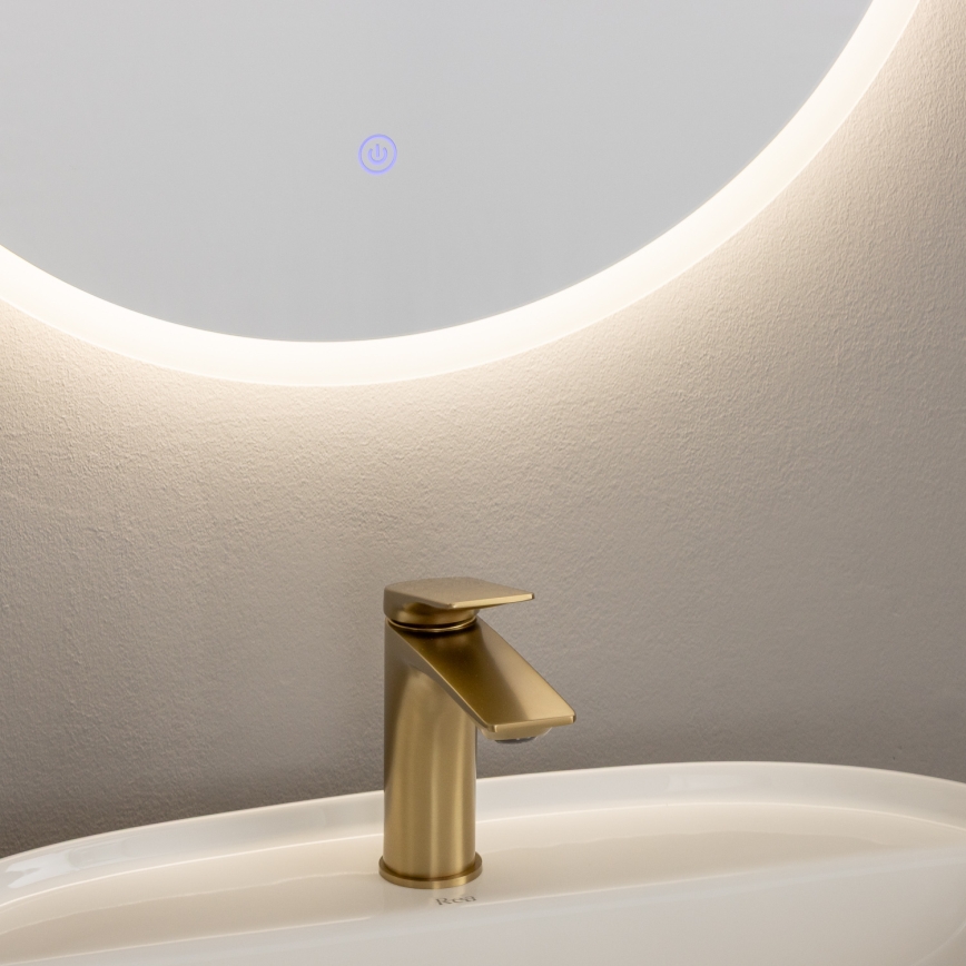 Brilagi - LED ogledalo za kupatilo BERNATE LED/19W/230V Ø 60 cm srebrno IP44 CRI 90 prigušiva + CCT