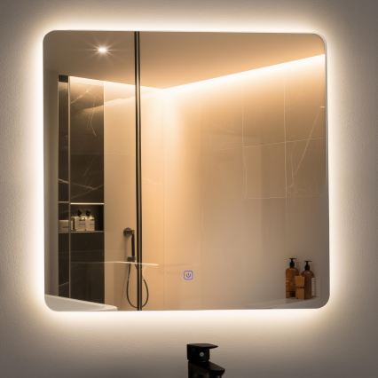 Brilagi - LED ogledalo za kupatilo COMO LED/24W/230V 60x60 cm IP44 CRI 90 prigušiva + CCT