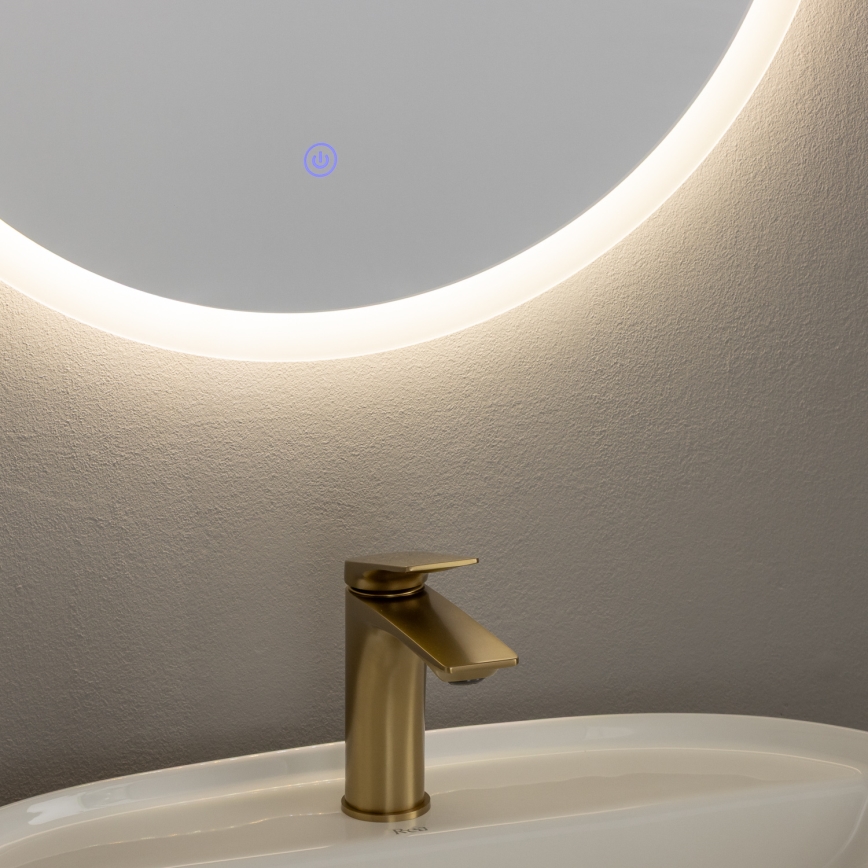 Brilagi - LED ogledalo za kupatilo CUNEO LED/19W/230V prečnik 60 cm IP44 CRI 90 prigušiva + CCT