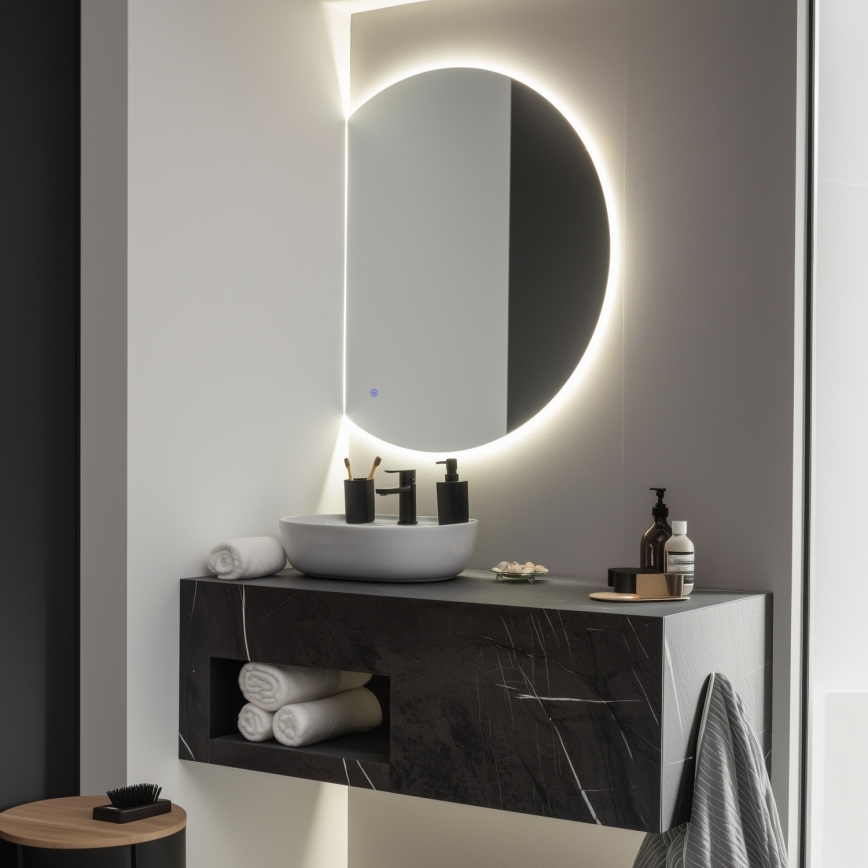 BRILAGI - LED Ogledalo za kupatilo MEZZO LED/25W/230V 100x80 cm IP44 CRI 90 prigušiva + CCT