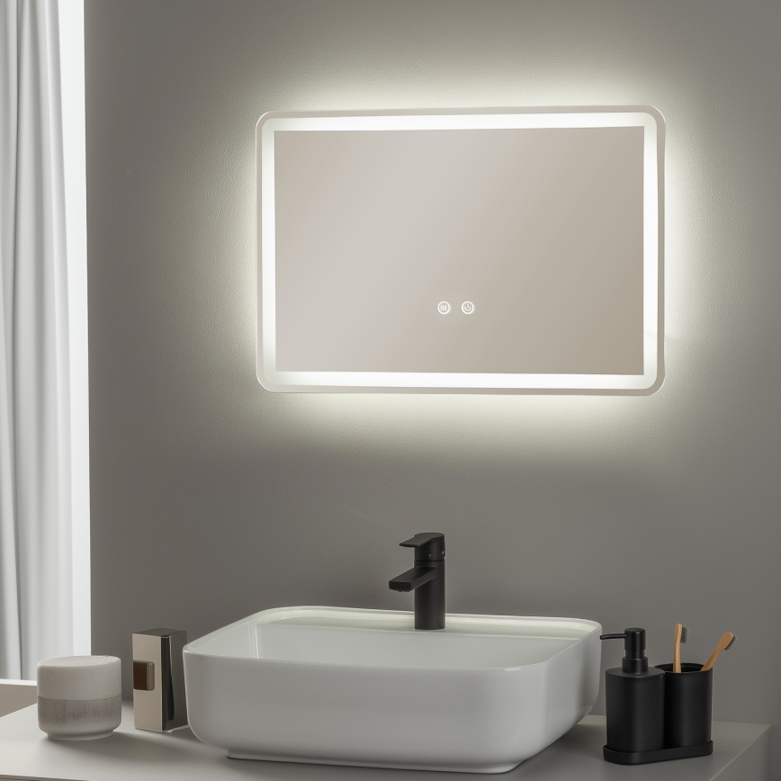 Brilagi - LED ogledalo za kupatilo BELLA sa grejanjem LED/12W/230V 40x60 cm IP44 CRI 90 prigušiva + CCT