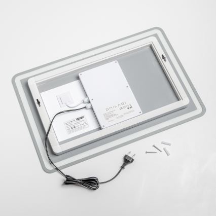 Brilagi - LED ogledalo za kupatilo BELLA sa grejanjem LED/12W/230V 40x60 cm IP44 CRI 90 prigušiva + CCT