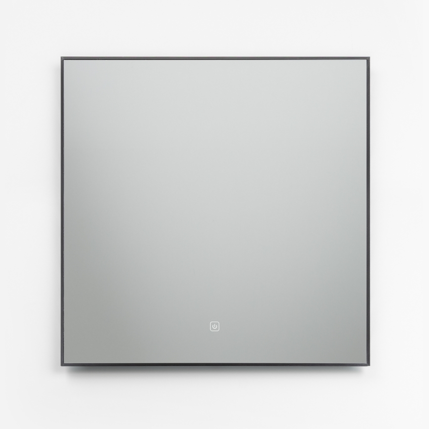 Brilagi - LED ogledalo za kupatilo SUELLO LED/24W/230V 60x60 cm crno IP44 CRI 90 prigušiva + CCT