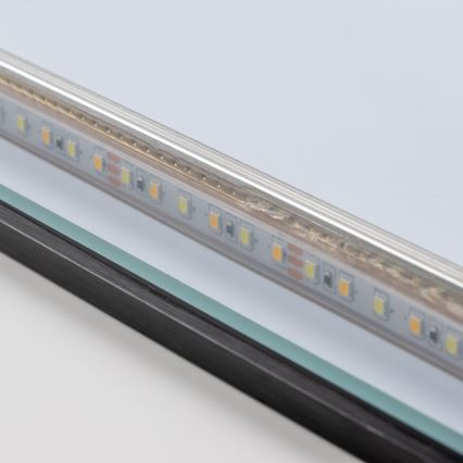 Brilagi - LED ogledalo za kupatilo SUELLO LED/24W/230V 60x60 cm crno IP44 CRI 90 prigušiva + CCT