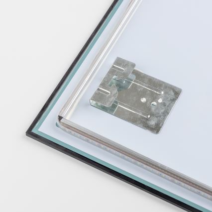 Brilagi - LED ogledalo za kupatilo SUELLO LED/24W/230V 60x60 cm crno IP44 CRI 90 prigušiva + CCT