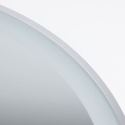 Brilagi - LED kupatilsko ogledalo TORINO LED/19W/230V prečnik 60 cm srebrno IP44 CRI 90 prigušiva + CCT