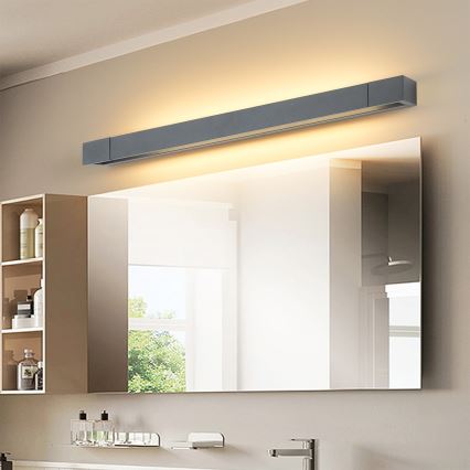 Brilagi - LED osvetljenje za kupatilsko ogledalo AQUA LINE LED/18W/230V 60 cm IP44 antracit CRI 90