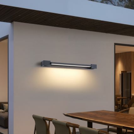 Brilagi - LED osvetljenje za kupatilsko ogledalo AQUA LINE LED/18W/230V 60 cm IP44 antracit CRI 90