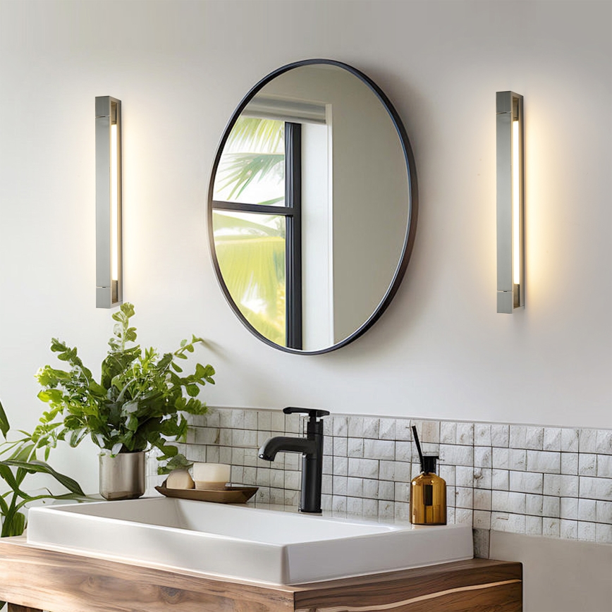 Brilagi - LED osvetljenje za kupatilsko ogledalo AQUA LINE LED/18W/230V 60 cm IP44 sjajni hrom CRI 90