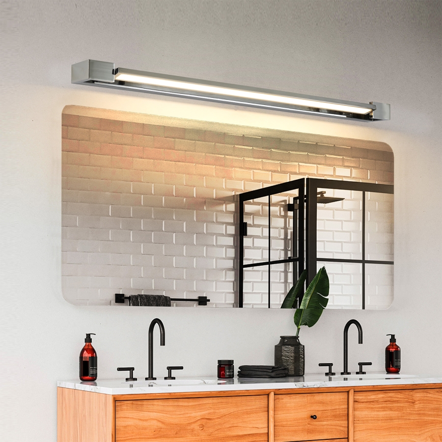 Brilagi - LED osvetljenje za kupatilsko ogledalo AQUA LINE LED/24W/230V 90 cm IP44 sjajni hrom CRI 90