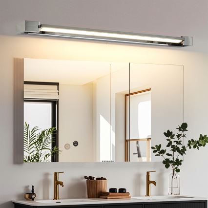 Brilagi - LED osvetljenje za kupatilsko ogledalo AQUA LINE LED/24W/230V 90 cm IP44 sjajni hrom CRI 90
